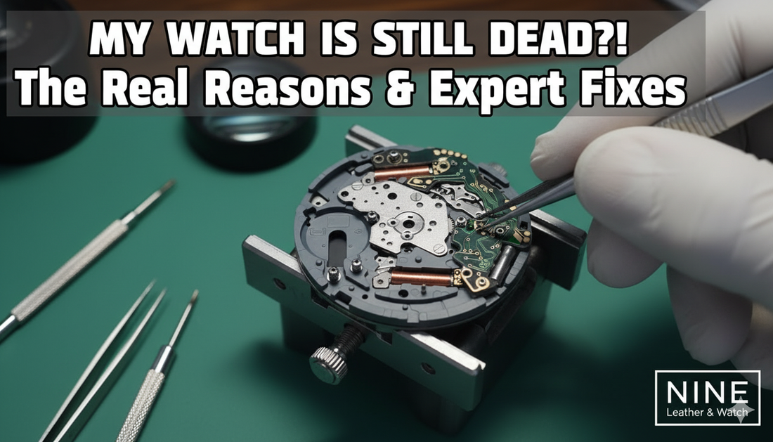 Expert watch repair in Independence MO examining a broken watch coil