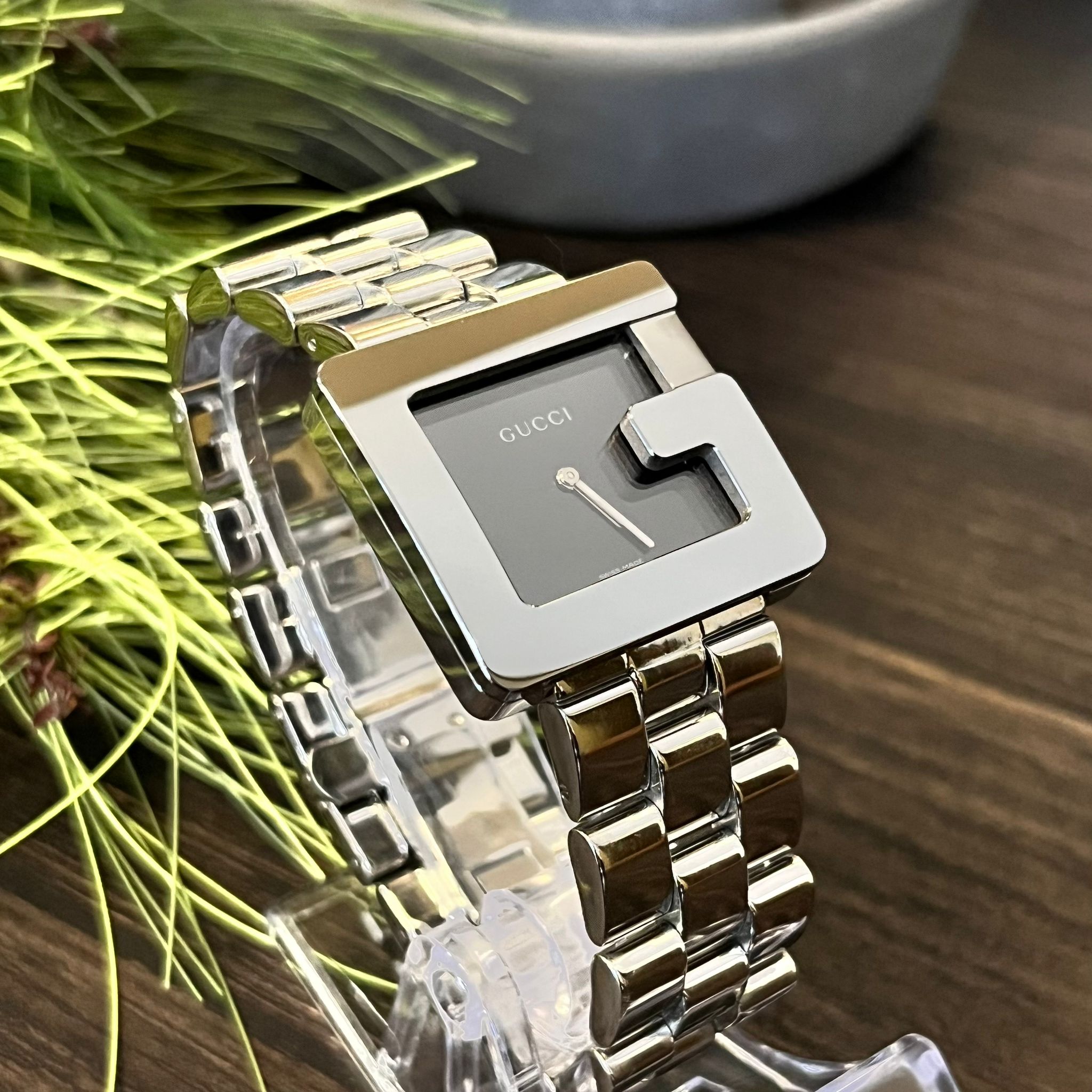GUCCI グッチ 3600M 3600M 腕時計_x000D_
 ステンレス ブラック ブラック文字盤 メンズ【中古】【430】 Restored Gucci 3600M | Iconic G-Case Vintage Swiss Watch | NINE