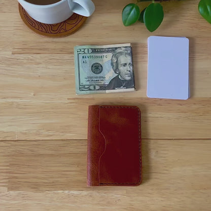 Minimalist Bifold Leather Wallet