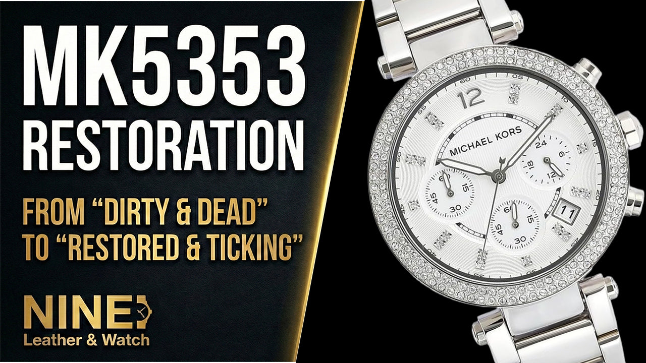 Michael Kors MK5353 Restoration and battery replacement video Youtube thumbnail