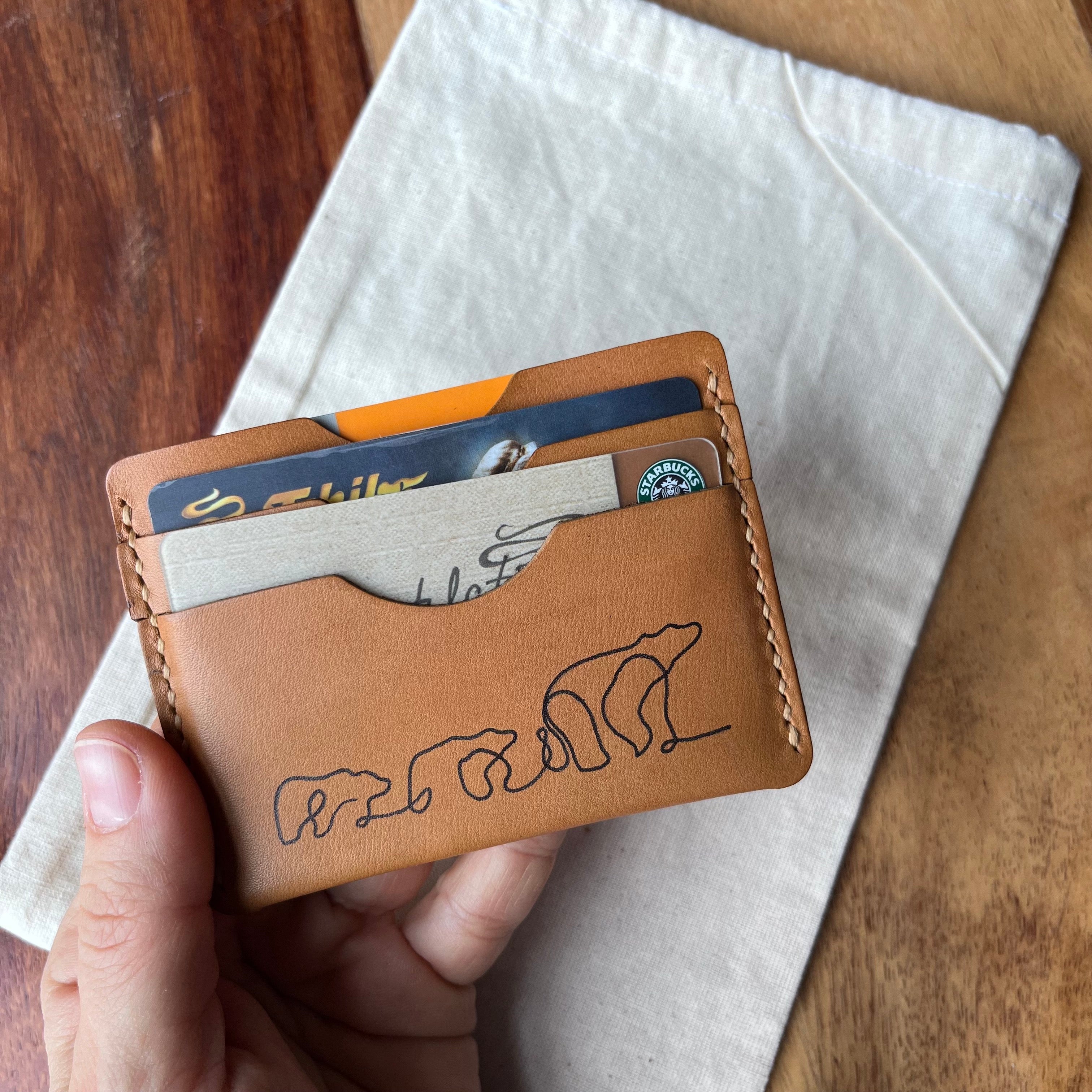 No.3 - Card Wallet - Limited - Laser Engraved
